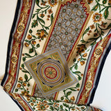 Vintage Windsor Art Nouveau Print Silk Vintage Scarf