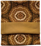 Pelo Art Nouveau MOD Brown & Beige Vintage Oblong Scarf