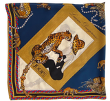 Joop Rare Liaison Dangereuse Leopard Rotary Club Limited Edition Silk Scarf